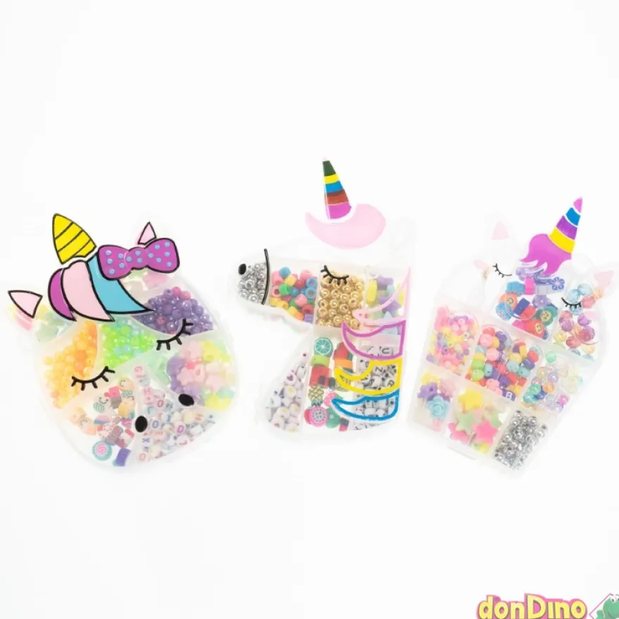 Estuche abalorios unicornio surt.