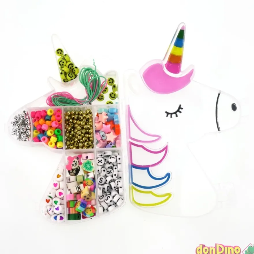 Estuche abalorios unicornio surt.