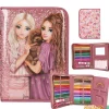 Estuche grande floral top model