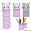 Estuche silicona para lapices gato