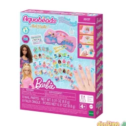 Estudio de uñas barbie aquabeads