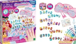 Estudio de uñas princesas disney aquabeads