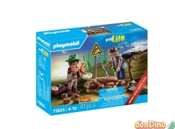 Excavacion paleontologica playmobil my life - promo pack - 41 pzas.