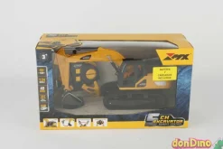 Excavadora r/c con luz 1:24 40 mhz 360º giro - batería y cargador