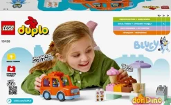 Excursion a la heladeria con bluey lego duplo - 22 pzas.