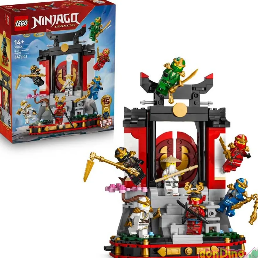 Exposición de Personajes Ninja Lego Ninjago 15 Aniversario 447 pzas.