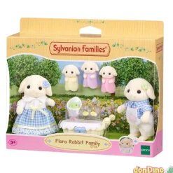 Familia conejo flor sylvanian famil sylvanian families