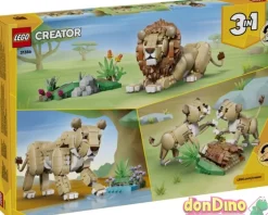 Fauna salvaje: leon majestuoso lego creator