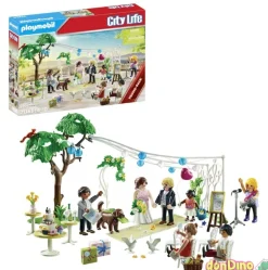 Fiesta de boda playmobil city life 163 pzas. - promo pack