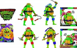 Figura deluxe tortugas ninja shouts surtida - c/sonido