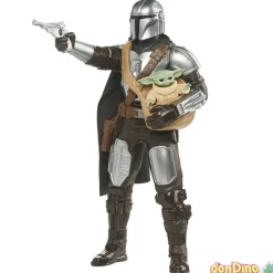 Figura electronica mandalorian&grog star wars - accion galactica - c/sonido