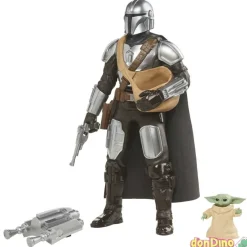 Figura electronica mandalorian&grog star wars - accion galactica - c/sonido