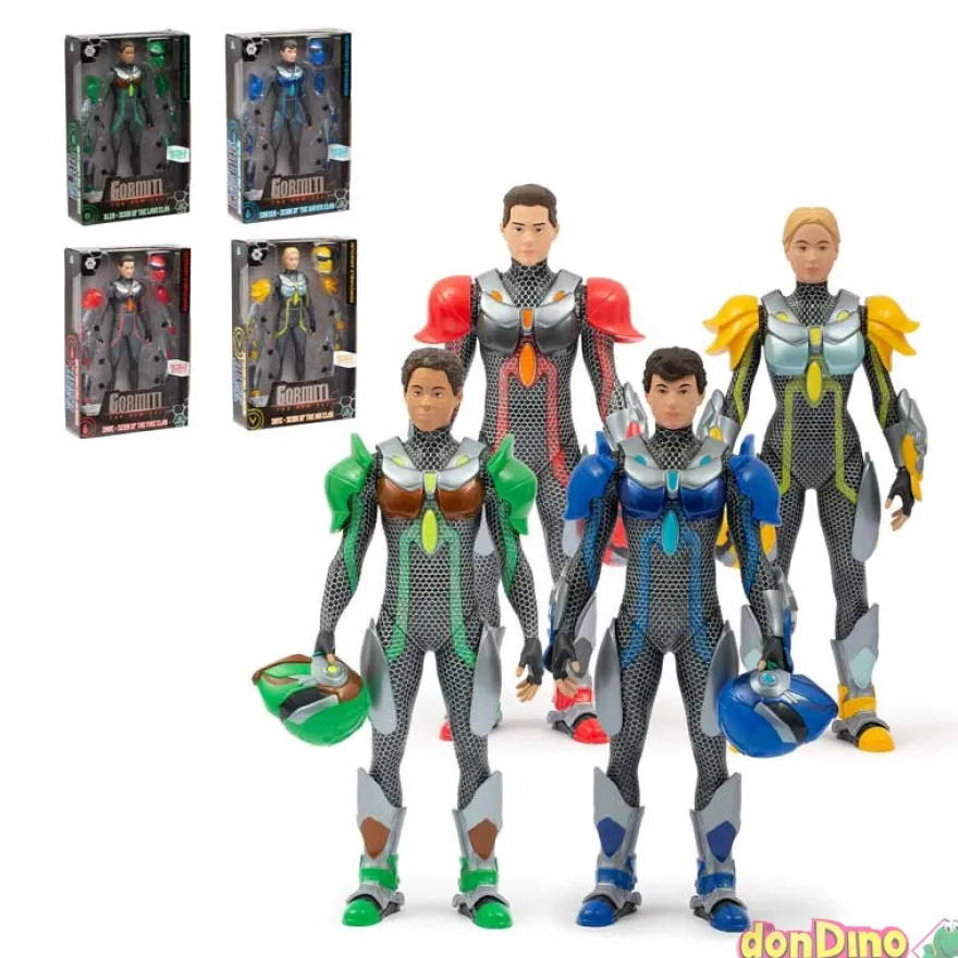 Figura scion del clan gormiti 27 cm the new era - c/armadura - efectos metalicos