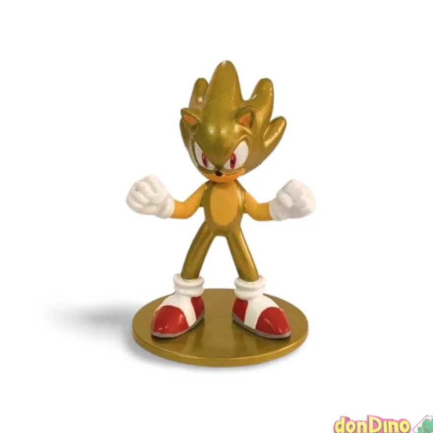 Figura sonic 3d sobre sorpresa s-1