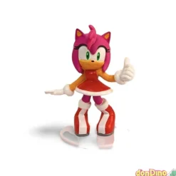 Figura sonic 3d sobre sorpresa s-1