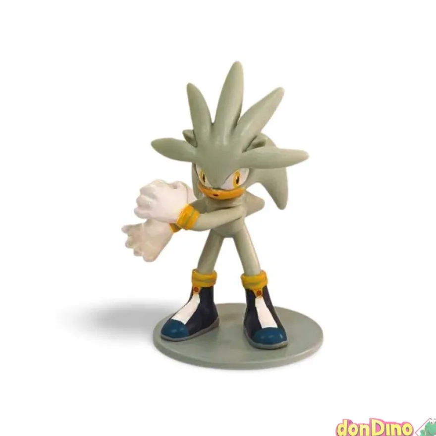 Figura sonic 3d sobre sorpresa s-1