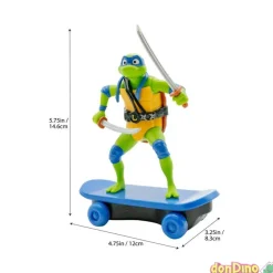 Figura tortugas ninja skater 14,6cm sewer shredders