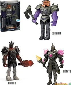 Figura villano gormiti 27 cm. the new era - efectos metalicos