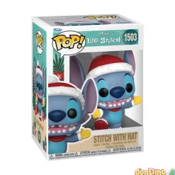 Funko pop stitch c/sombrero navidad lilo y stitch (1503)