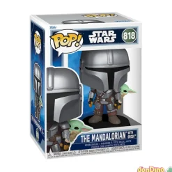 Funko Pop! The Mandalorian con Grogu Star Wars (818)