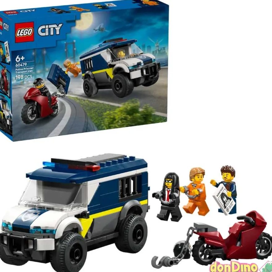 Furgoneta transporte penitenciaria de policia lego city 198 pzas.