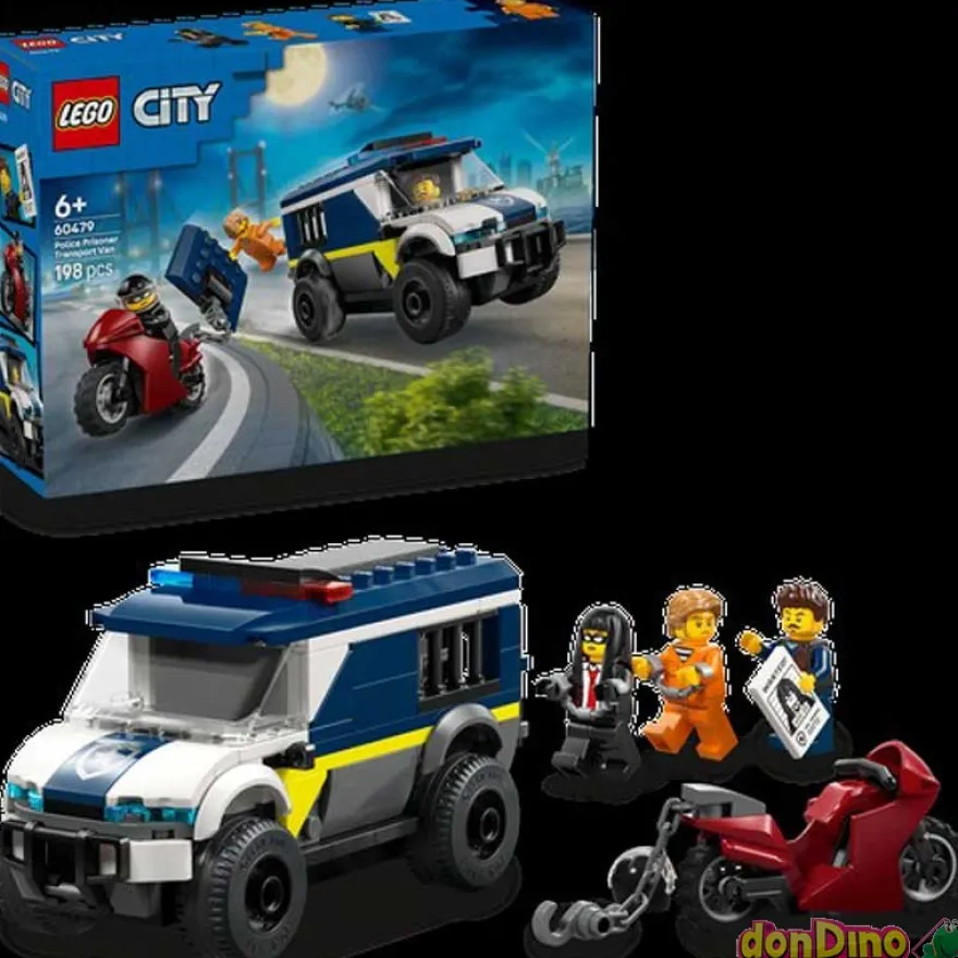 Furgoneta transporte penitenciaria de policia lego city 198 pzas.