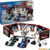 Garaje f1: mercedes-amg&alpine lego city formula 1 - 678 pzas.