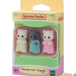 Gatos persas trillizos sylvanian families