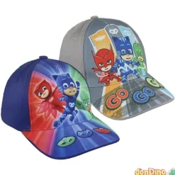 Gorra infantil pj masks t.52-54 azul - gris