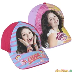 Gorra infantil soy luna 55cm. surt. rosa, lila