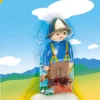 1.2.3 granjero con oveja playmobil
