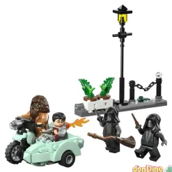 Hagrid y harry: huida de privet drive lego harry potter 124 pzas.