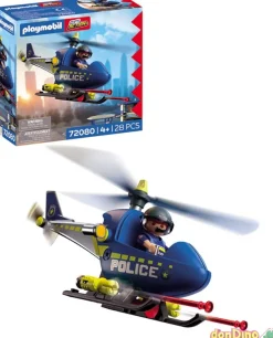 Helicoptero policia c/radar playmob playmobil