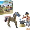 Herrador ben y aquiles playmobil horses of waterfall - 15 pzas.