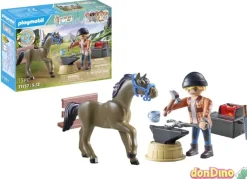 Herrador ben y aquiles playmobil horses of waterfall - 15 pzas.
