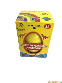 Huevo dinosaurio plastilina 3d