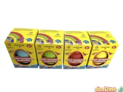 Huevo dinosaurio plastilina 3d