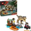 Huida por el rio y t. rex a la caza lego jurassic world - 199 pzas.