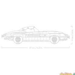 Jaguar classic verde lego icons 1673 pzas.