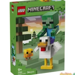 Jinete de gallina lego minecraft 344 pzas.