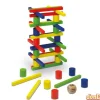 Juego balance madera caja metal 48 pzas.