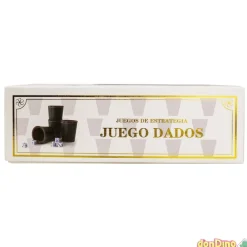 Juego dados con 4 cubiletes y 20 dados