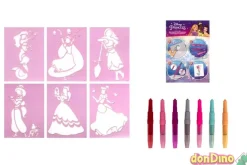 Juego de boligrafos princesas disney spray & create