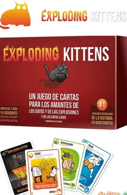 Juego de cartas exploding kittens edición original