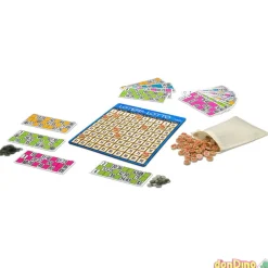 Juego de la loteria caja metal tapete 26x29,5 cm.
