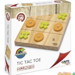 Juego 3 en raya madera tic tac toe