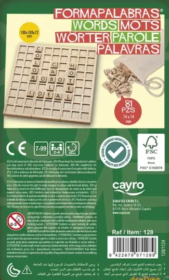 Juego formapalabras viaje magnetico caja metal