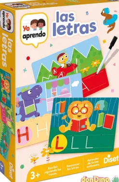 Juego las letras yo aprendo 27 láminas borrables + rotulador