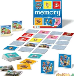 Juego memory patrulla canina 64 cartas