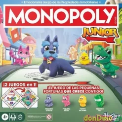 Juego monopoly junior 2 en 1